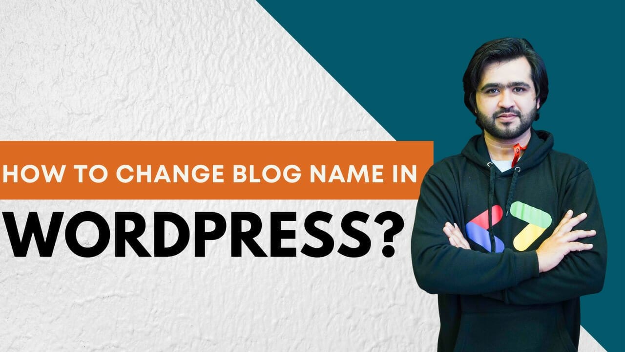 how to change blog name in wordpress